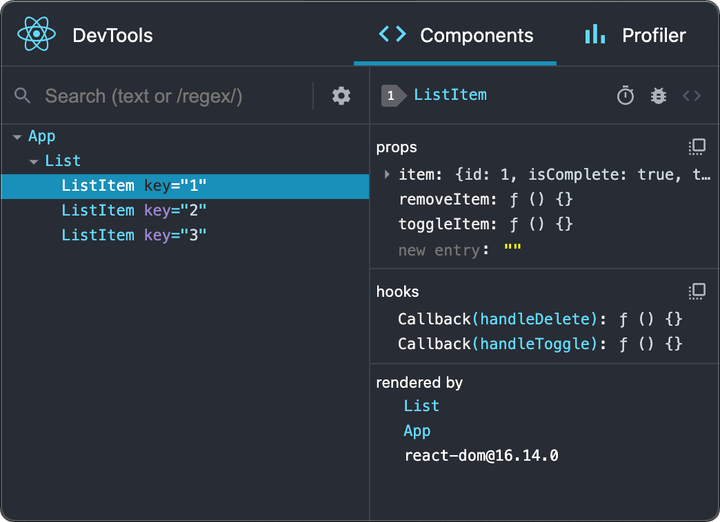 Eigenständige React Developer Tools